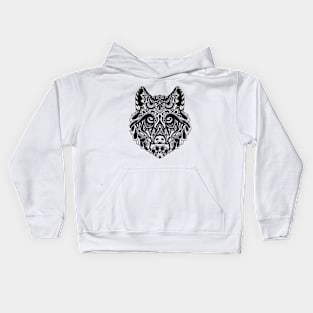 Wolf Mandala Kids Hoodie